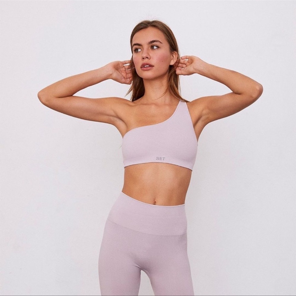 Set Active One Shoulder Bra Top